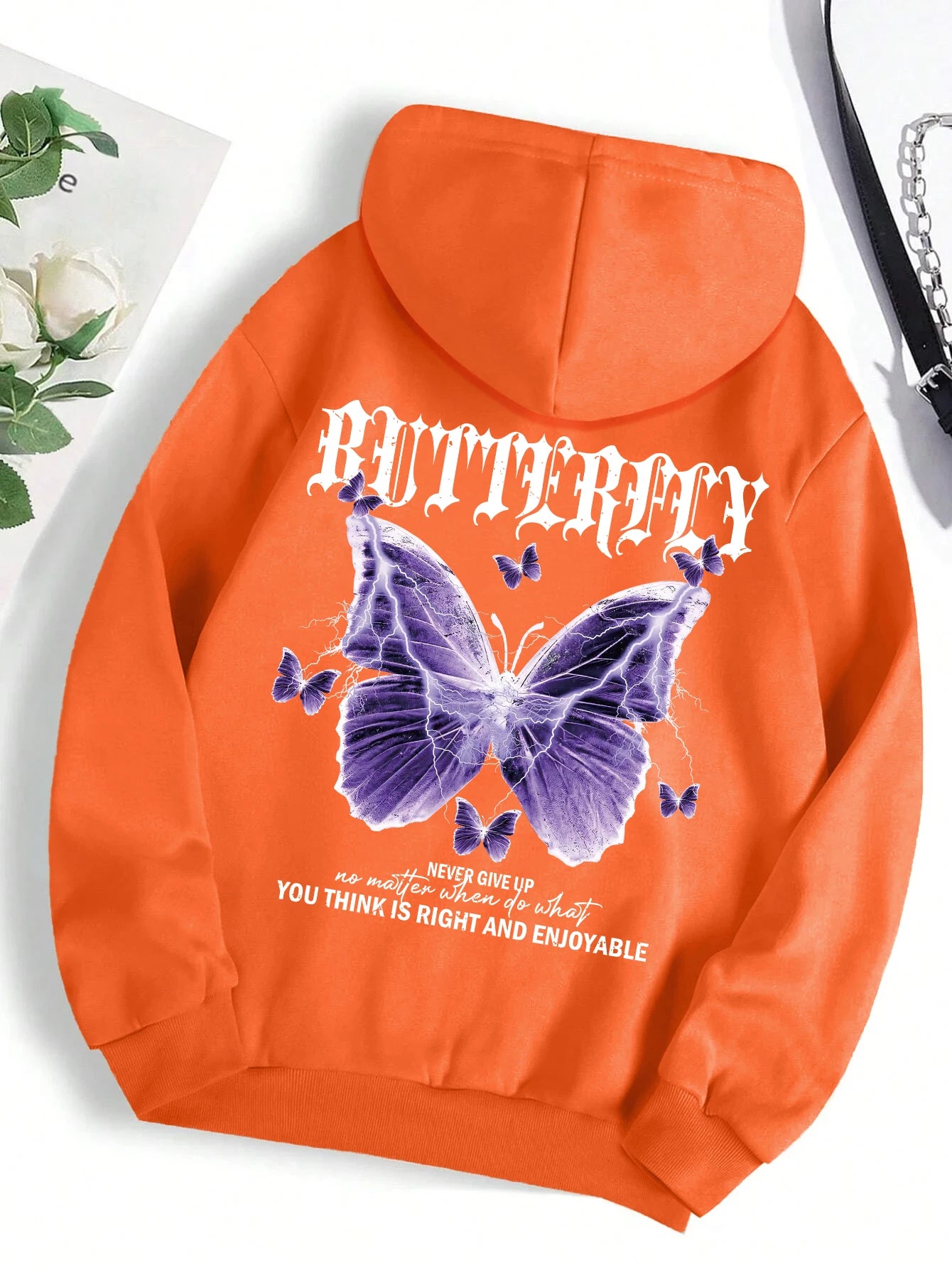 Beautiful Purple Butterfly Hoodies