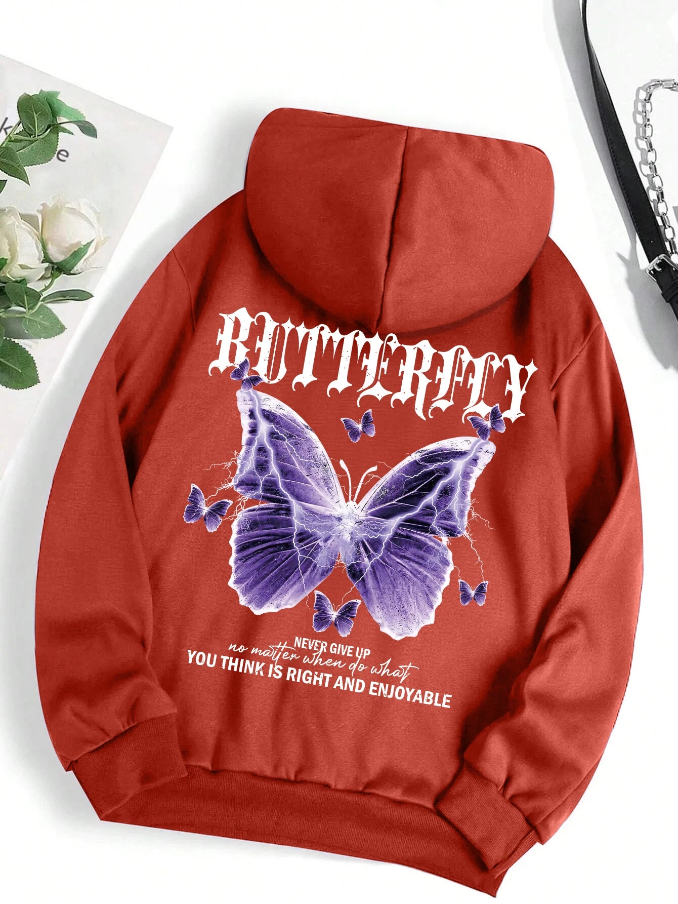 Beautiful Purple Butterfly Hoodies