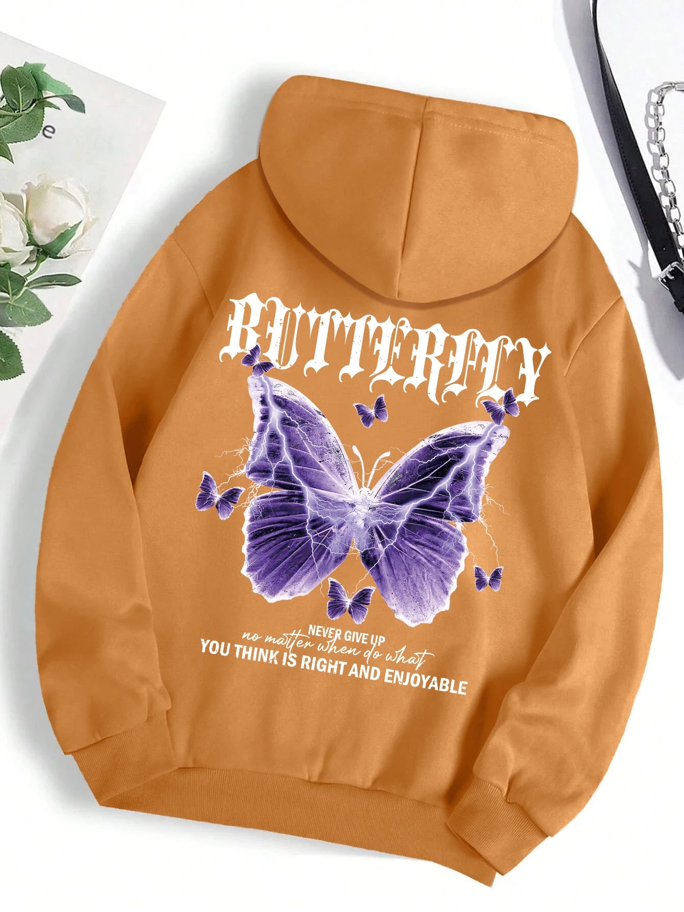 Beautiful Purple Butterfly Hoodies
