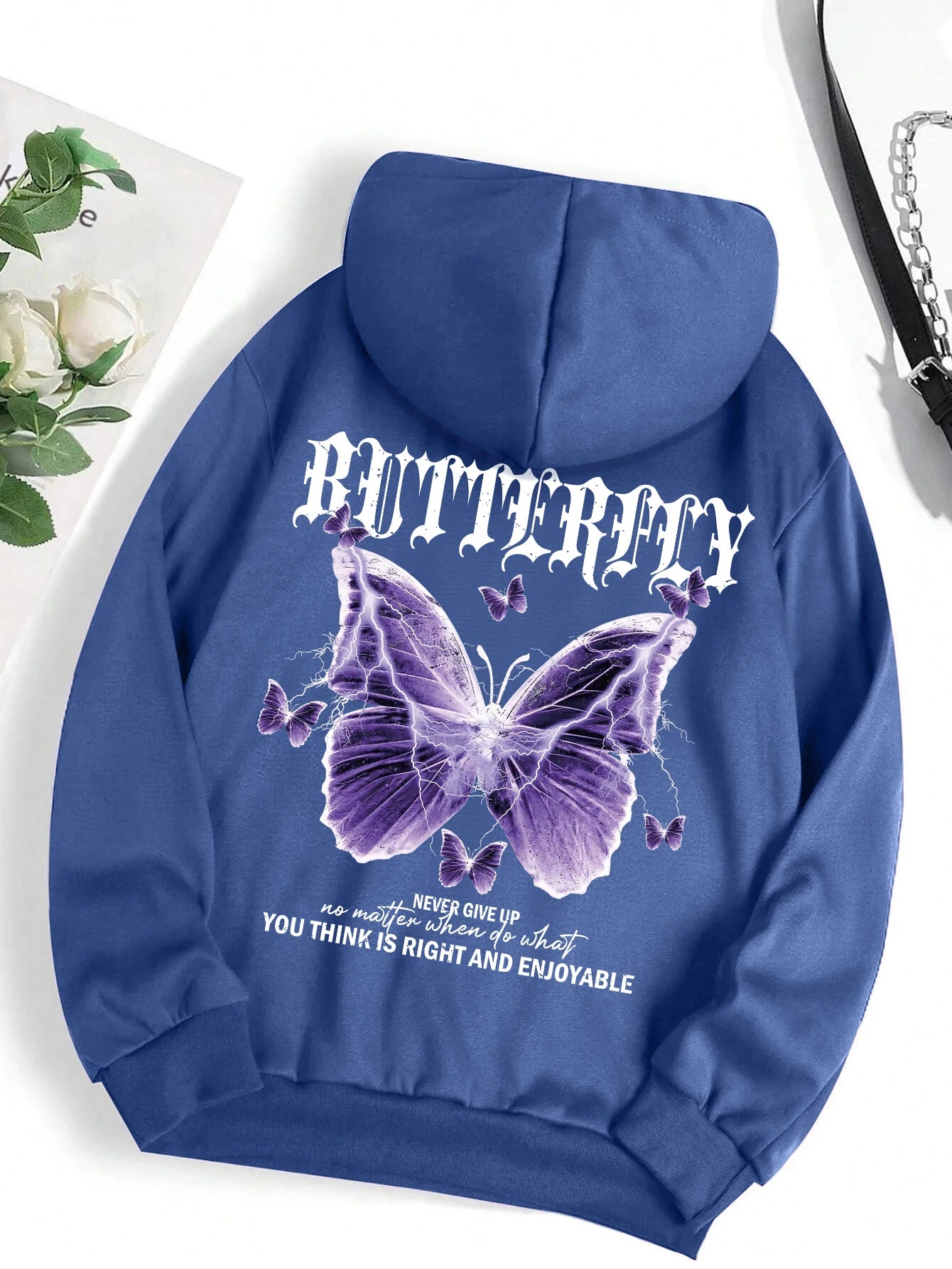 Beautiful Purple Butterfly Hoodies