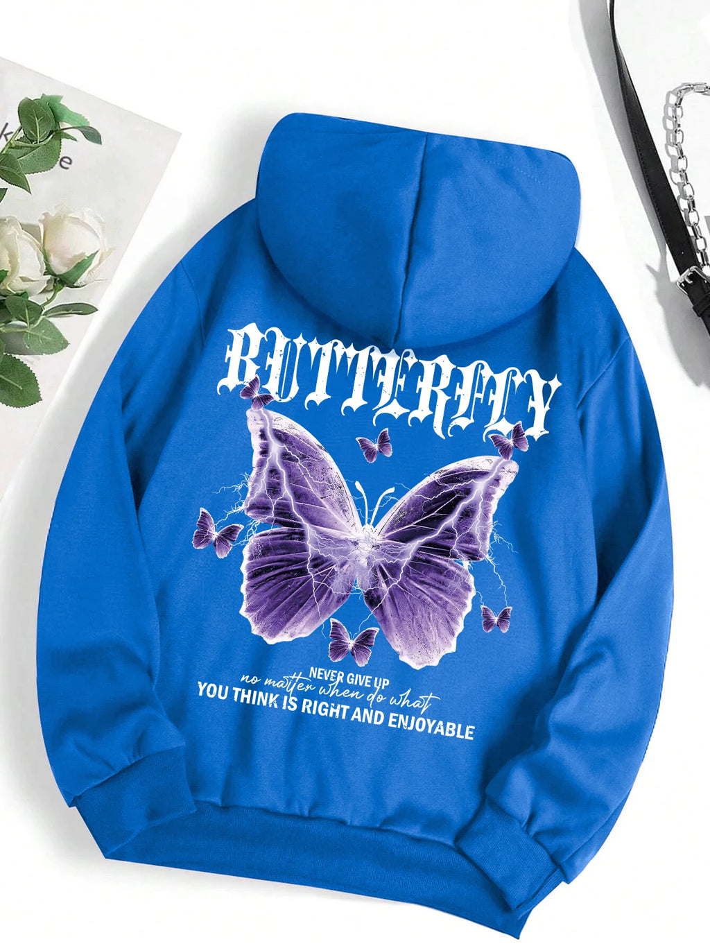 Beautiful Purple Butterfly Hoodies