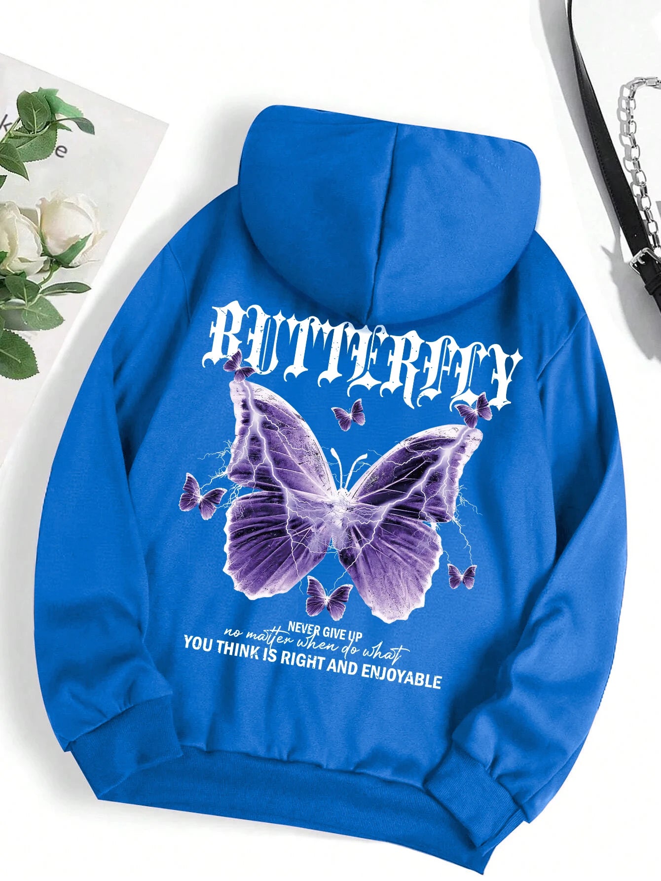 Beautiful Purple Butterfly Hoodies