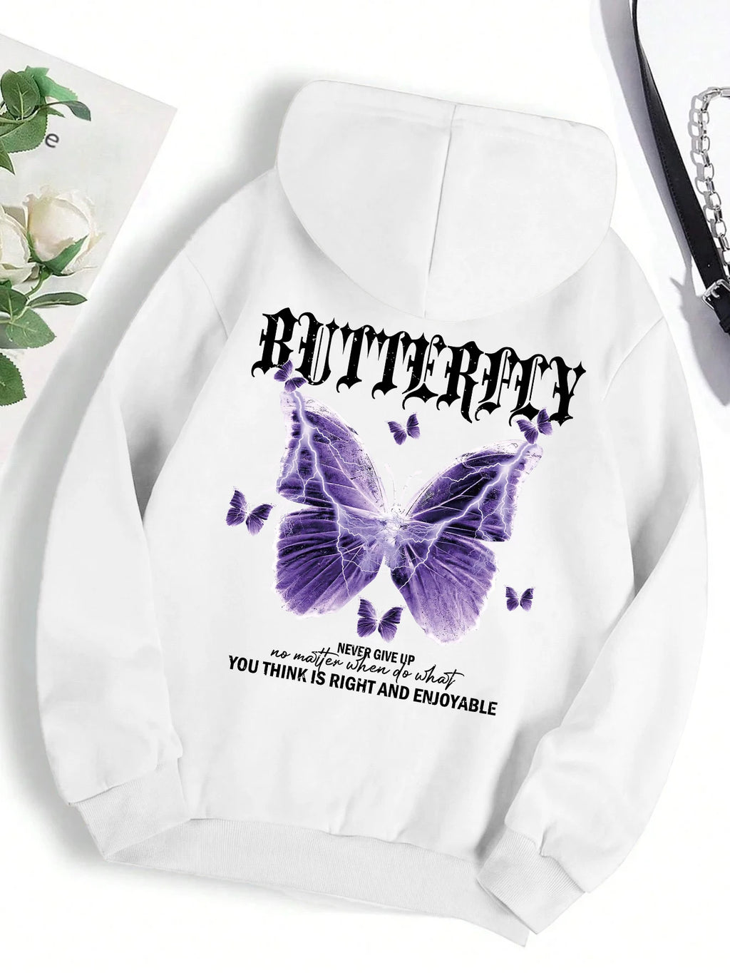 Beautiful Purple Butterfly Hoodies
