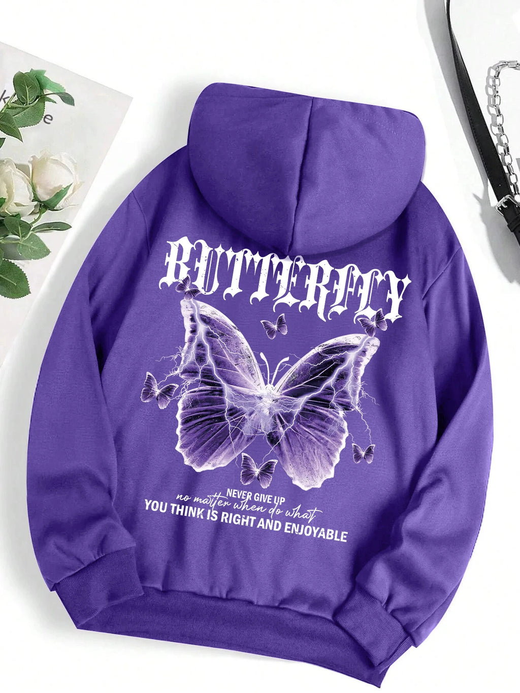 Beautiful Purple Butterfly Hoodies